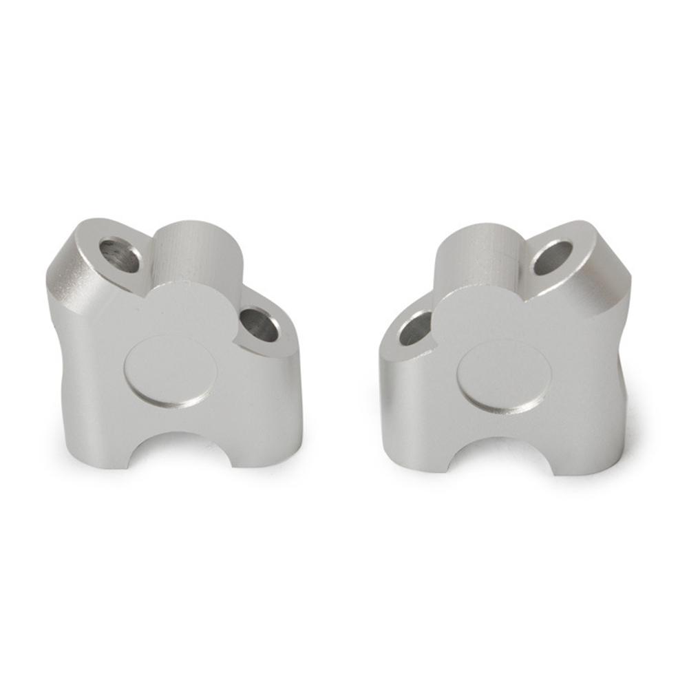 Motorcycle Riser Lifting Handlebar Clamp 22MM Universal Motorcycle Clamp Bar Risers Motorcycle Accessories Bike Handlebar: Silver