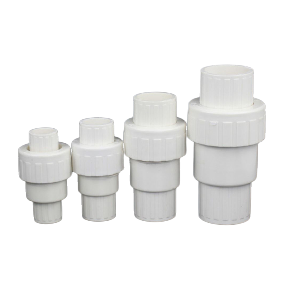 1PC PVC Terugslagklep 20/25/32/40/50mm Waterleiding Een Manier terugslagklep Grijs Aquarium Aquarium Tuin Irrigatie Pijp Gewrichten