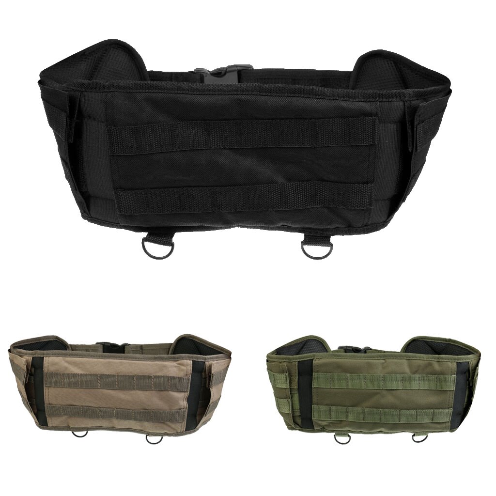 Riñonera deportiva resistente con relleno para exteriores, cinturón de carga para caza con 3 colores a elegir