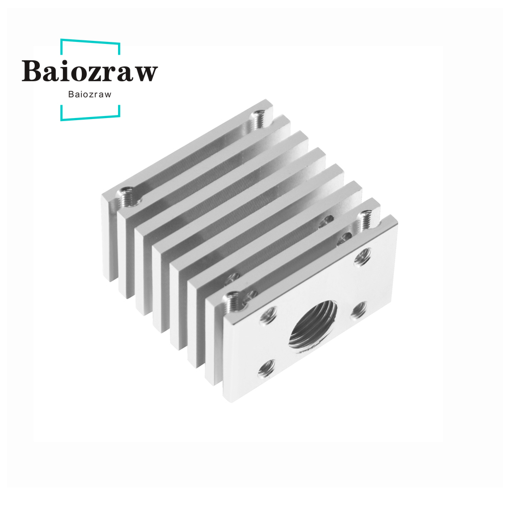 Radiador de aleación de aluminio de alta distancia para impresora 3D, piezas de impresora 3D de extrusión de un solo/doble cabezal, 1,75mm, extremo