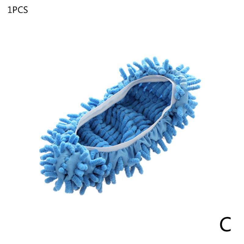 1 cubierta Limpieza de pc para zapatos, multifunción, limpieza de suelo, limpiador de polvo para el pelo, zapatillas para vagos, mopa, herramienta para limpiar zapatos, hogar Ho K9N4: C