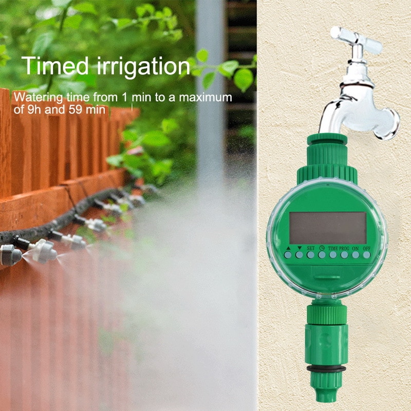 Contrôleur d'irrigation intelligent automatique tuyau robinet minuterie extérieure étanche automatique sur écran LCD minuterie d'arrosage