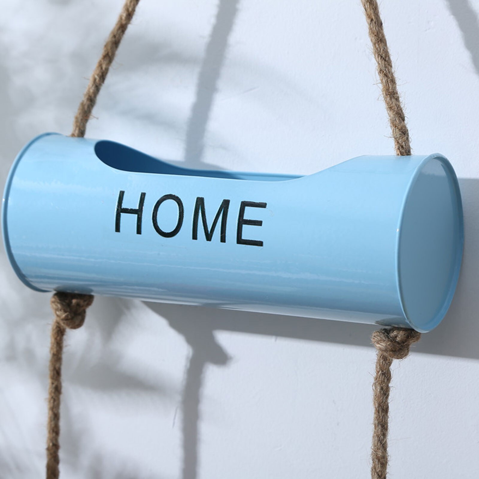 Wall Mount Flower Pot Garden Outdoor Hanging Flowerpot Holder Metal Plant Basket Home Farmhouse Decoration