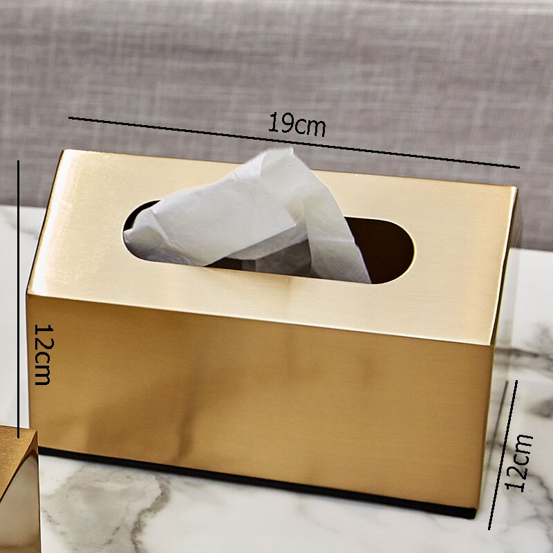 Caja de pañuelos decorativa con de pájaro dorado, cajas de pañuelos con adsorción magnética de animales para mesa de cena, soporte para servilletas, organizador de toallas de papel: B