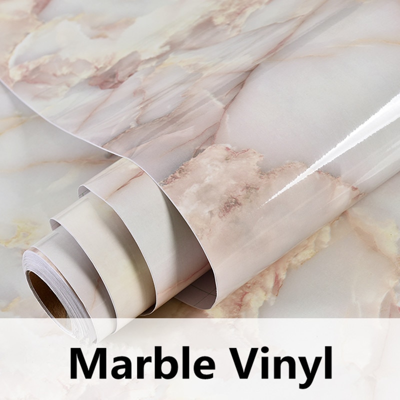 Moderne Marmor Selbst Klebe Tapete Küche Schrank Vinyl Kontaktieren Papier Möbel Tisch Regal Schublade Wasserdichte Wand Aufkleber