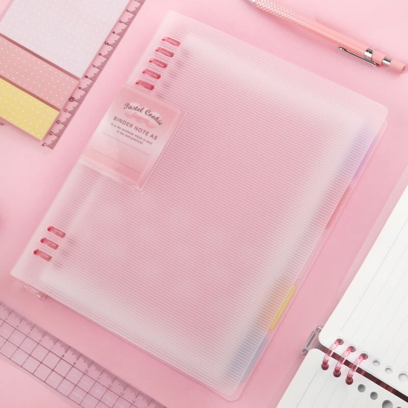 KOKUYO-Libreta de la serie Soft Light, carpeta de hojas sueltas A5 B5, carpeta estilo diario, agenda, diario, oficina, escuela, suministros kawaii, 1 ud.