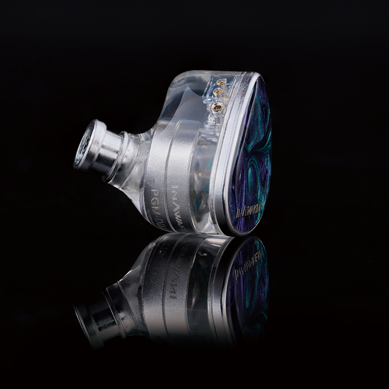 INAWAKEN DAWN-MS Cable blindado plateado con controlador dinámico SDPGD de 11,2 mm IEM OFC con terminal de un solo extremo de 3,5 mm