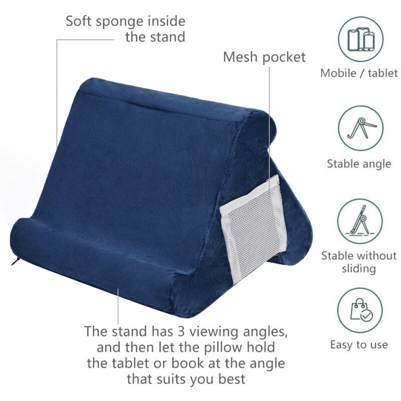 Laptop Houder Tablet Kussen Soft Foam Tablet Stand Houder Multifunctionele Laptop Cooling Pad Lap Rest Kussen Voor Ipads