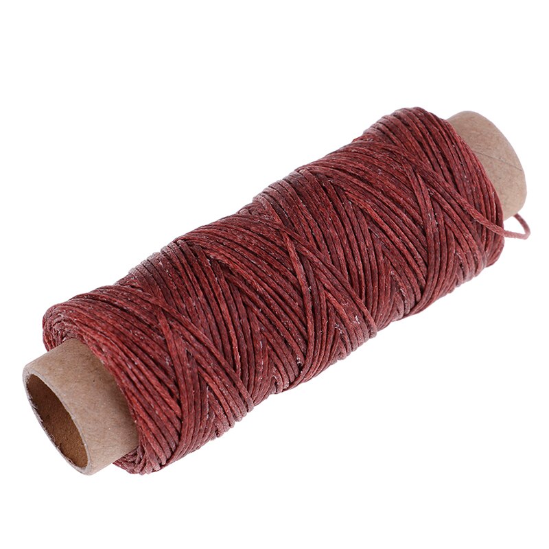 Hilo de coser encerado para zapatos de cuero, herramienta de costura a mano, 50 m/rollo: RC