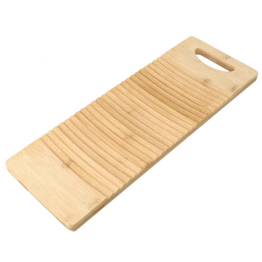 Laundry Washboard Washing Board Household Thicken Wooden Washboard Laundry Washing Board Clothes Cleaning Tools Accessories