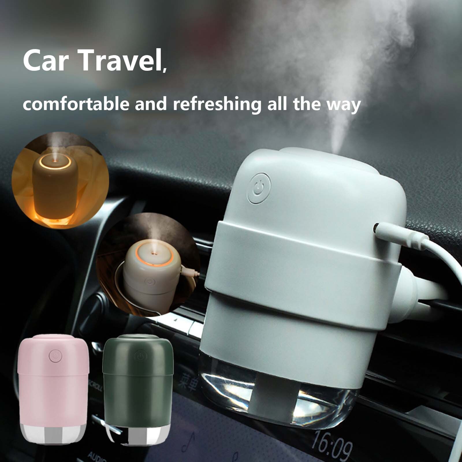 Humidifier Mini Desktop Air Atomizing Humidifier Moisturizing Silen Mist Maker Aroma Humidifier Oli Diffuser Portable Car
