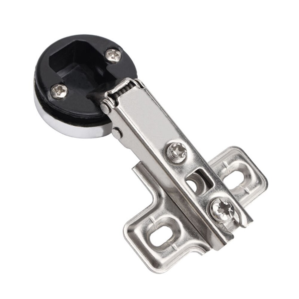 26mm Cup Screws Full Overlay Cold Rolled Steel Cupboard Hardware Fitting Practical Glass Door Hinge Home Accessories Furniture: Straight Arm