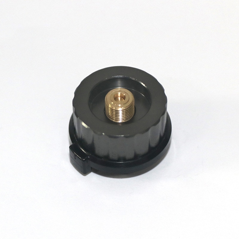Outdoor Camping Hiking Stove Burner Adaptor Split Type Furnace Converter Connector Auto-off Gas Cartridge Tank cylinder Adapter