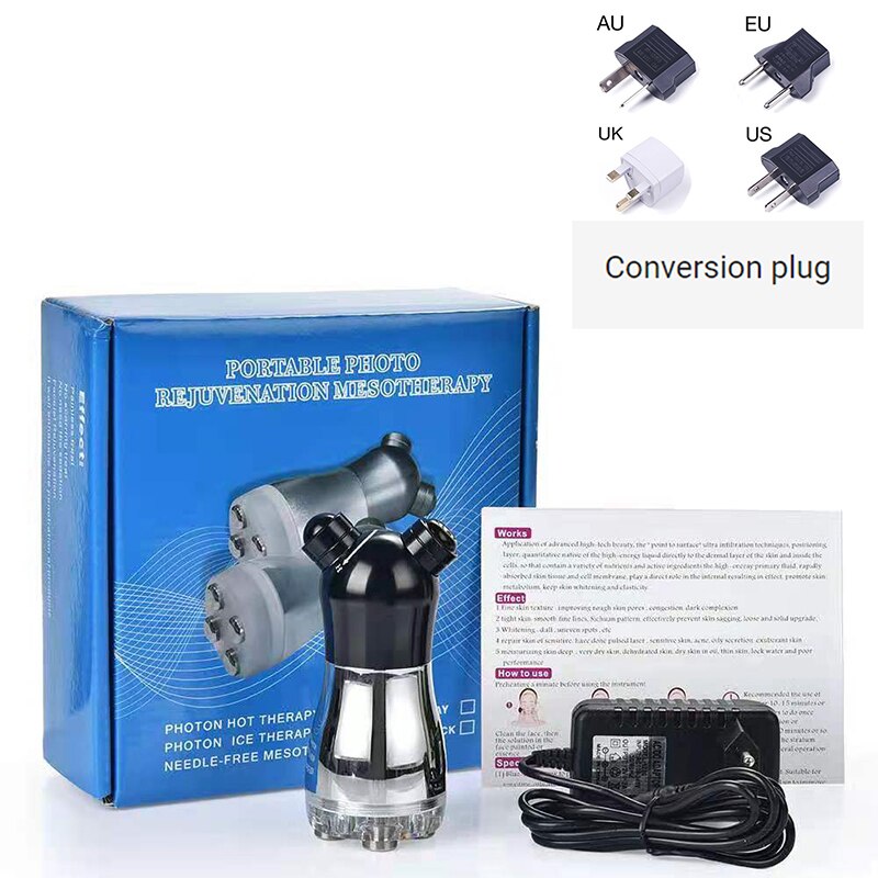 Needle-free beauty plastic instrument RF import LED photon micro-current facial beauty instrument skin rejuvenation and face-lif