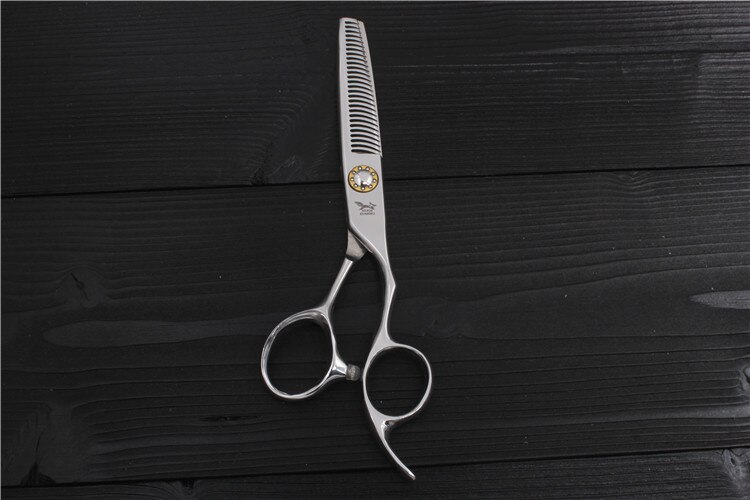 KUMIHO japońskie nożyczki robić włosów profesjonalne nożyczki fryzjerskie z dużym łożyskiem śruba ścinanie włosów i przerzedzenie nożyczek gorący: 1 szt rębnia