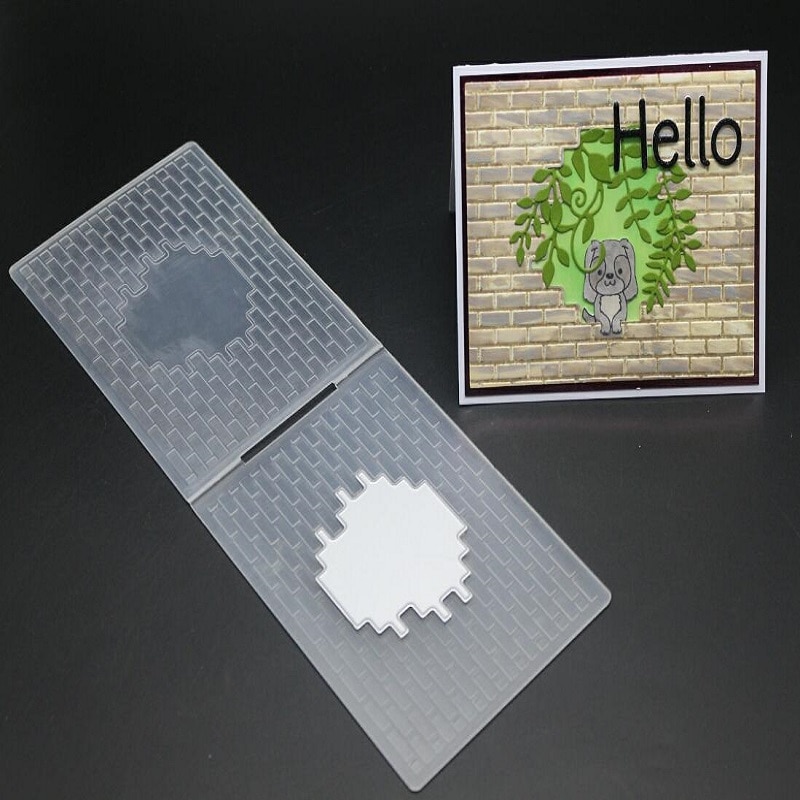 3D Kreative Präge ordner platten DIY Papier Schneiden Stirbt Scrapbooking Kunststoff Präge Ordner neue