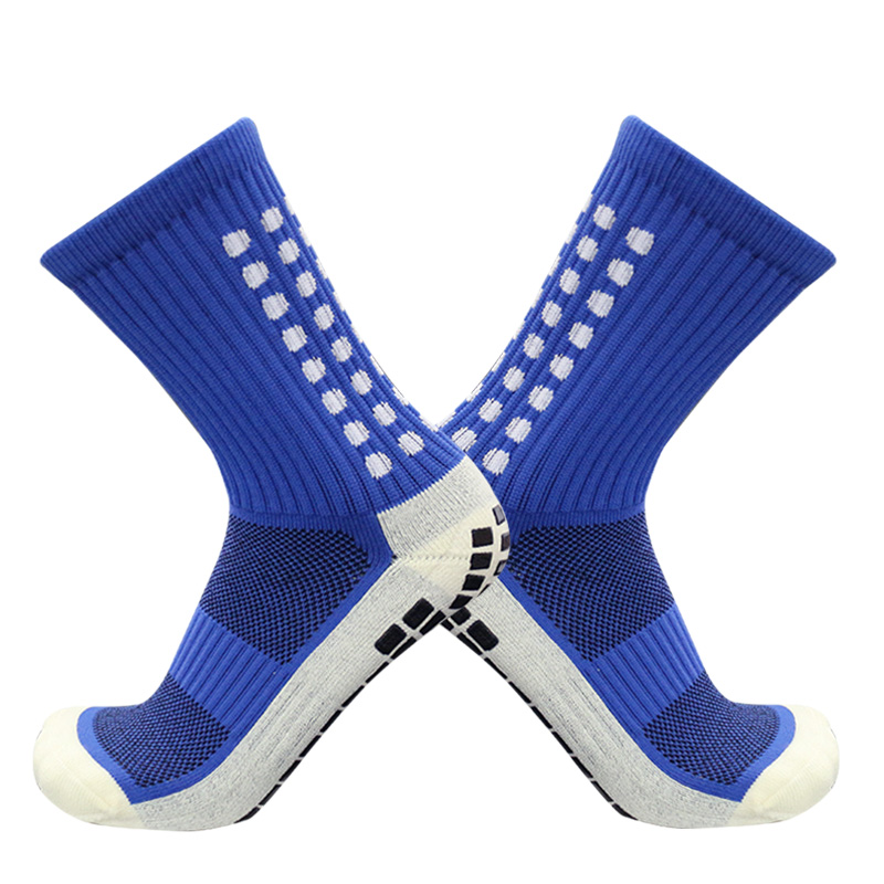 Mens Womens Heel Shield Pattern soccer Socks Sports Square Silicone Non-Slip Football Socks calcetines antideslizante futbol: Neon
