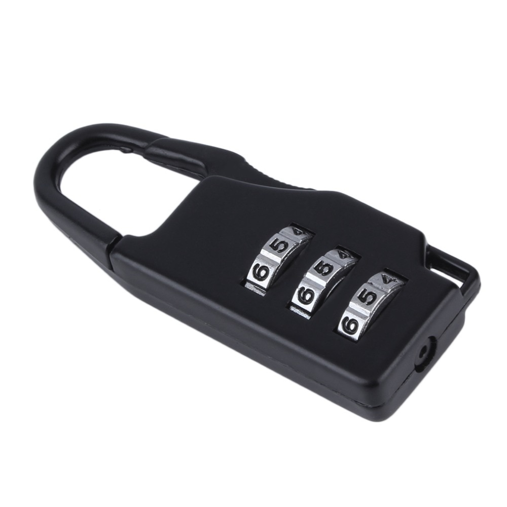 1 Pc Security 3 Combinatie Reizen Zinklegering Koffer Bagage Tas Sieraden Dozen Tool Kisten Code Lock Rits Hangslot