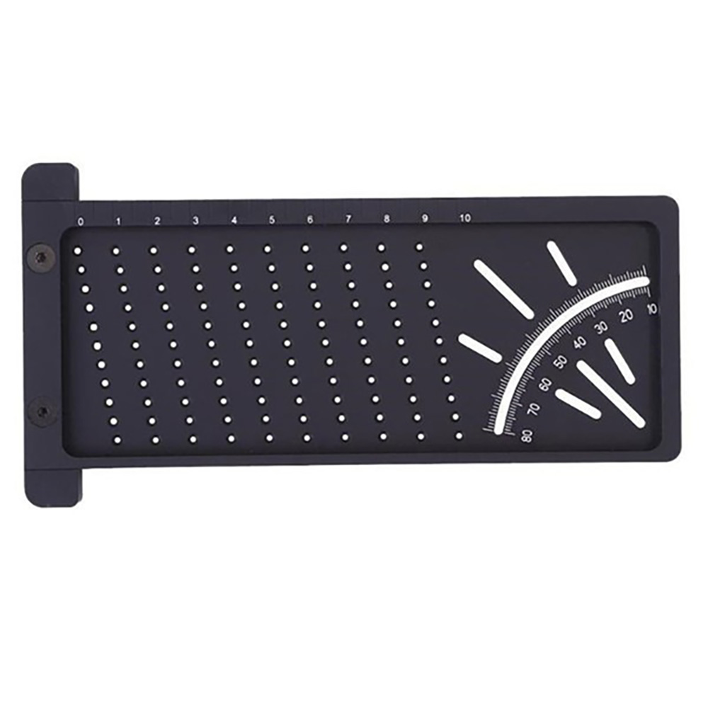 ABEDOE plastikowa precyzyjna obróbka drewna skryba znak linia miernik t-rodzaj przechodzić-na zewnątrz linijka Cieśla pomiar narzędzie pomiarowe: czarny