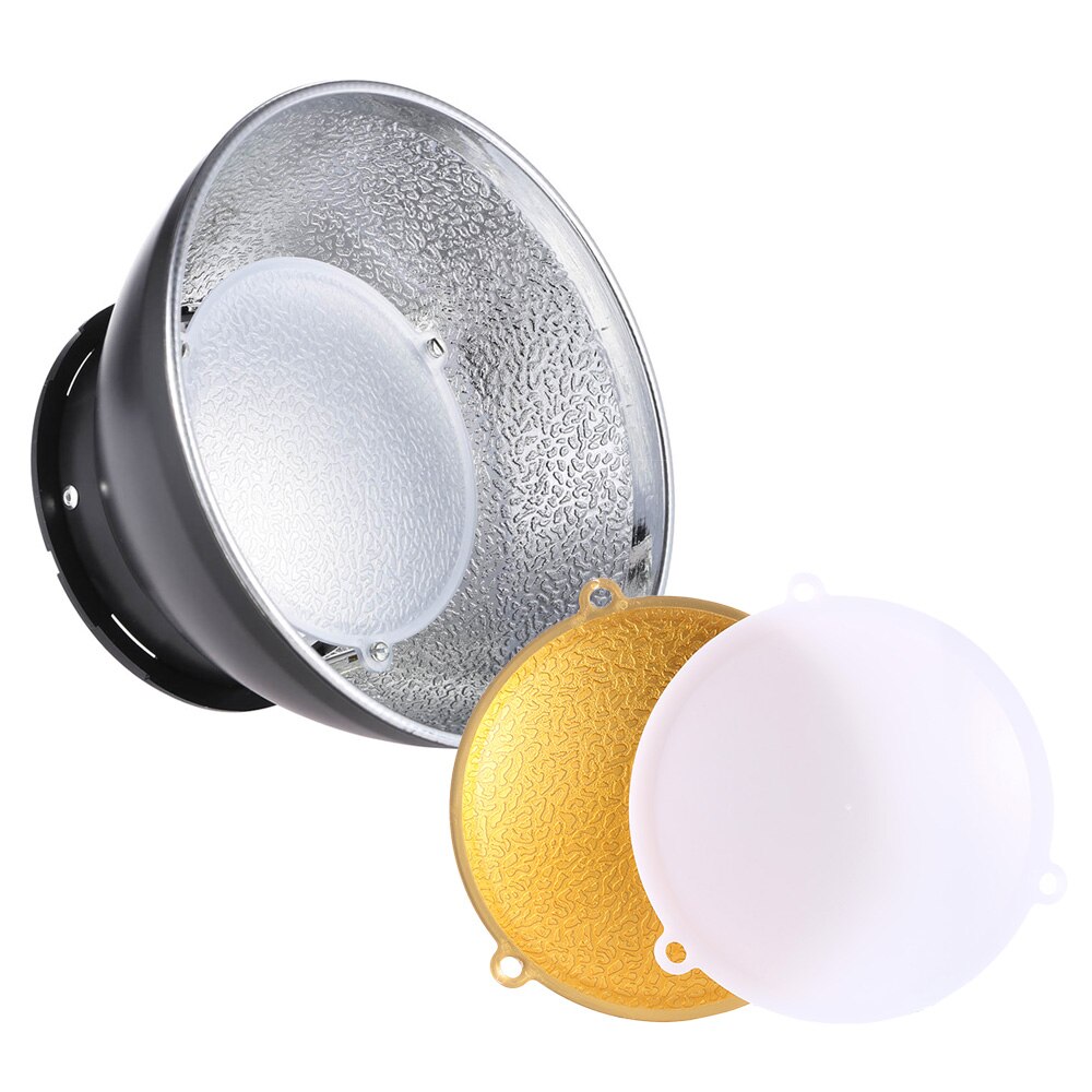 Andoer speedlight on-camera flash beauty dish diffusor lampeskærm speedlite til nikon canon yongnuo godox belysning