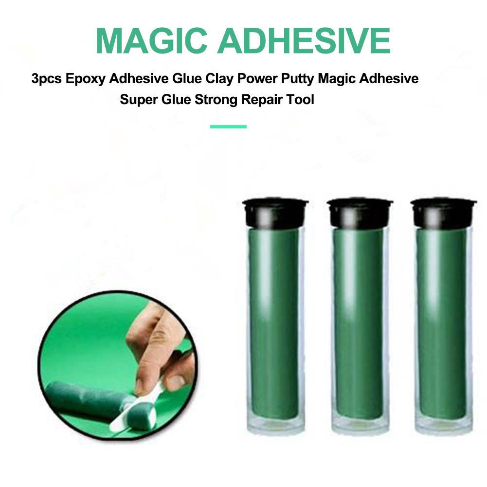 3pcs/box Mighty Putty Epoxy Adhesive Glue Clay Power Putty Magic Adhesive Super Glue Strong Repair Tool