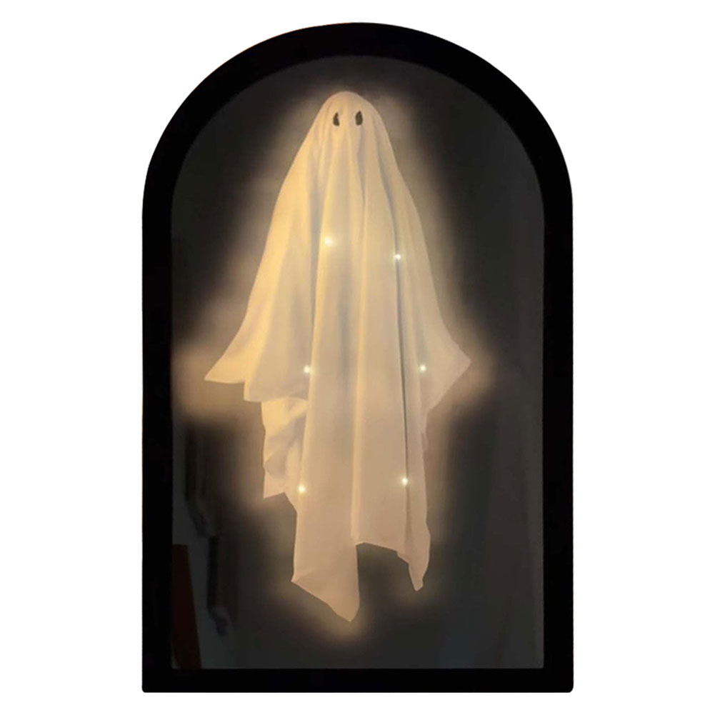 Halloween Geisterspiegel Nachtlicht Halloween Gruseliger Spiegel Halloween Spukspiegel für Halloween Dekor: 4XL / Licht Grün