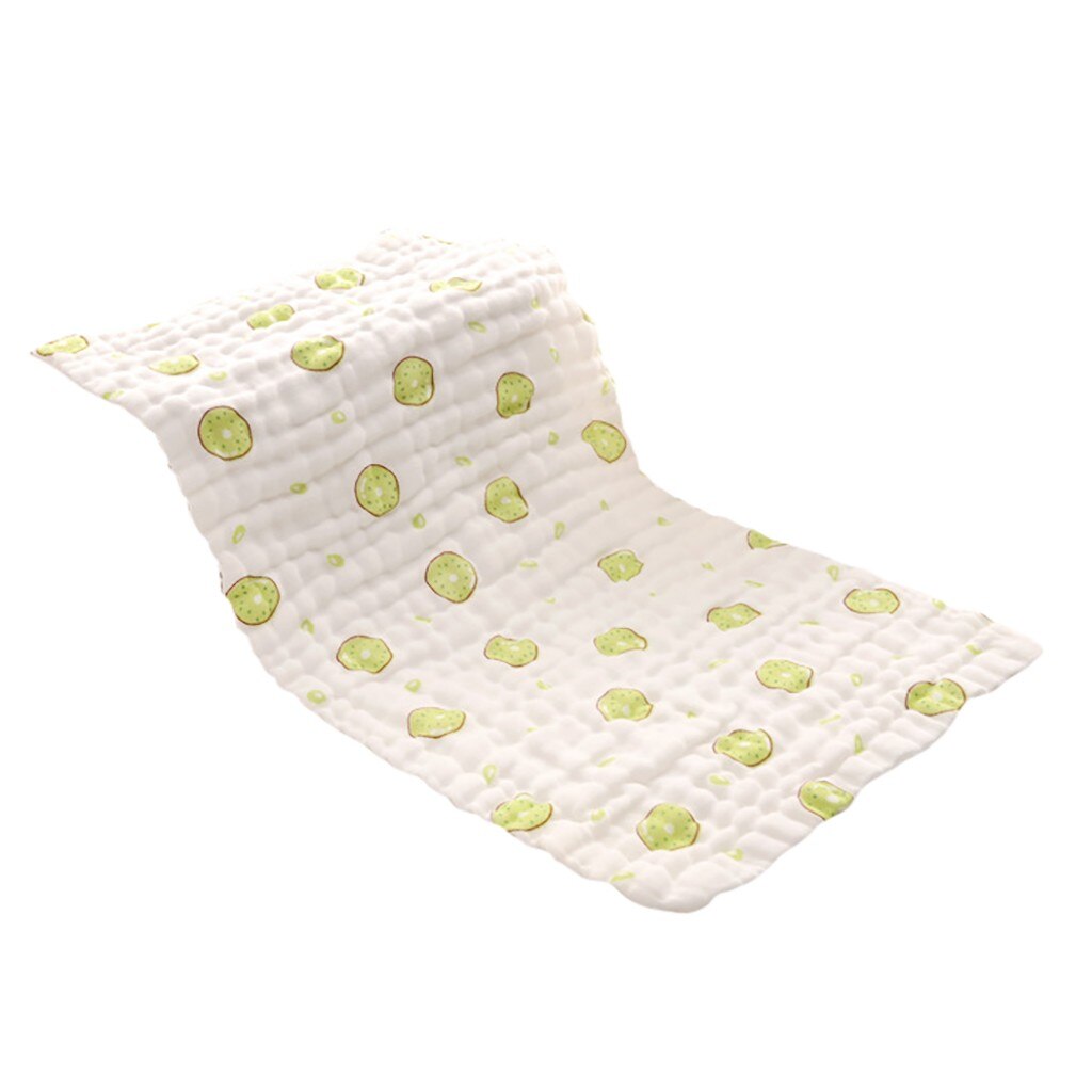 neugeboren Baby Karikatur Drucken Wasser waschen Baumwolle Gesicht waschen Handtuch Speichel Handtuch Musselin wickeln neugeboren Baby Bettwäsche Decken: L