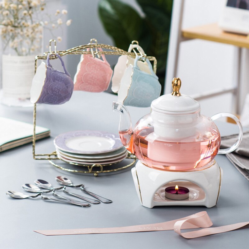 Luxury Ceramic Coffee Cup Set Coffee Cup and Saucer With Spoon Eleglish Tea Cups Afternoon Tea Set Coffee Mugs Home Drinkware