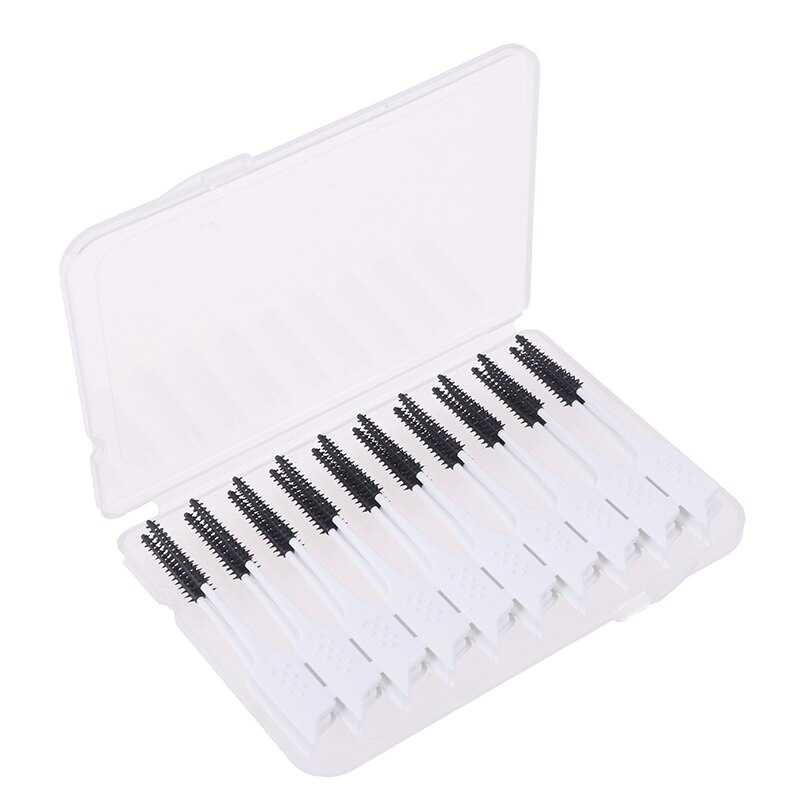 20Pcs/30 Stks/doos Interdentale Borstel Schoonmaak Tanden Gaten Oral Care Zachte Siliconen Hoofd Rager Goed Voor Tandvlees: 30PCS