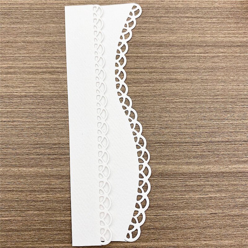 Lace wave Metal Cutting Dies Paper Cut Card Making Template for DIY Scrapbooking Decorative Craft Mold Diecuts