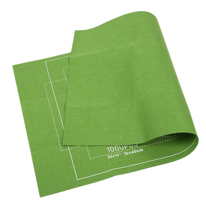 Jigsaw Rolling Opslag Mat Pad Vilt Green Puzzel Saver Organizer Deken Past Tot 1500 Stuks