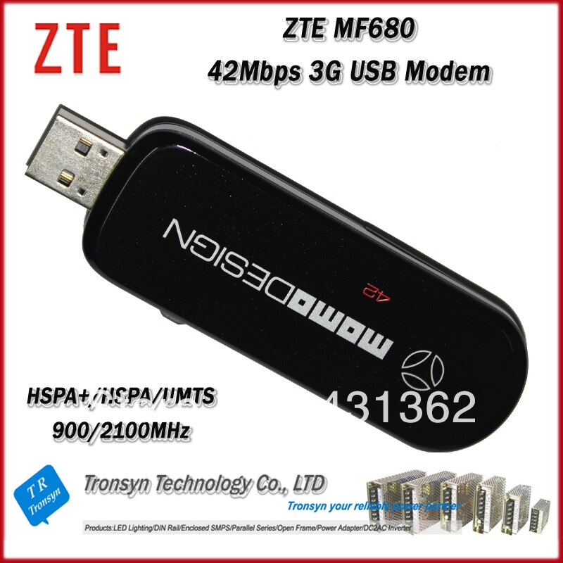 Goedkoopste Originele Unlock 42 Mbps ZTE MF680 HSPA + 3G USB Stick En 3G Modem