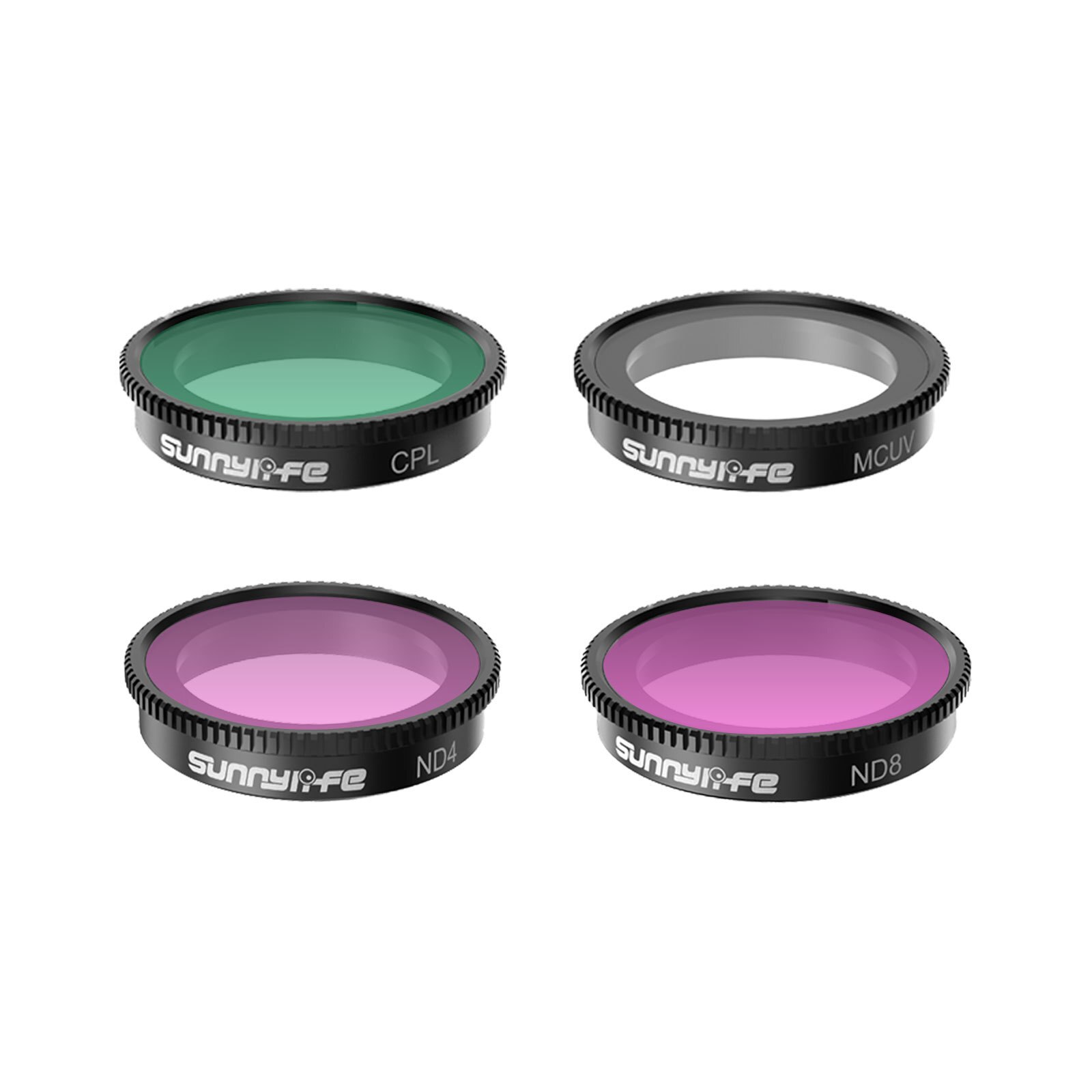 Insta360 GO 2-filtro de lente UV + CPL + ND4/8/16/32, Kit de protectores de vídeo Mini acción para Insta360 Go 2, accesorios de cámara de vidrio óptico: 4piece set-HD