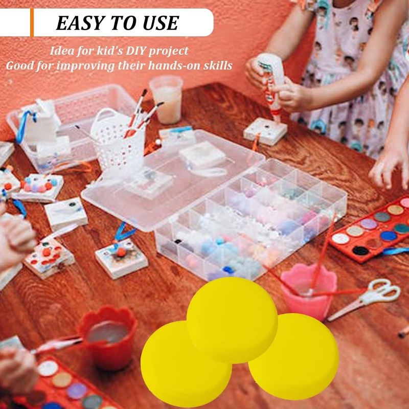 5-25 stuks multifunctionele schilder aardewerk ambachtelijke spons ronde aquarel sponzen set voor schmink polymeerklei keramisch gereedschap