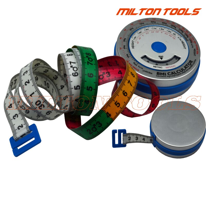 0-150cm Aluminum BMI measure tape BMI body tape BMI calculator body mass tape