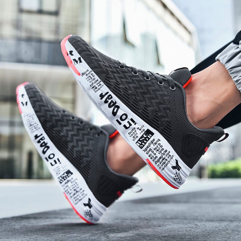 Herenschoenen maat 39-44 volwassen heren sneakers zomer ademende heren casual schoenen heren tennis masculino sport casual veterschoenen