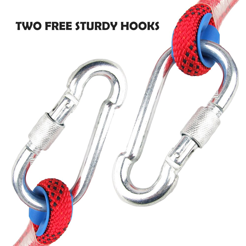 Outdoor Climbing Set with Climbing Rope 4 Claw Grappling Hook Outdoor Tool Static Rock Climbing Rope Escape Rescue Rope