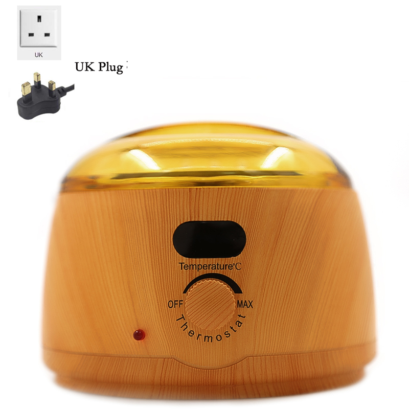 Wax Warmer Wax Heater Paraffine Heater Wax Voor Ontharen Epilator Hand Spa Machine Harde Wax Bonen Ontharingscrème Houtnerf Heater: UK Plug