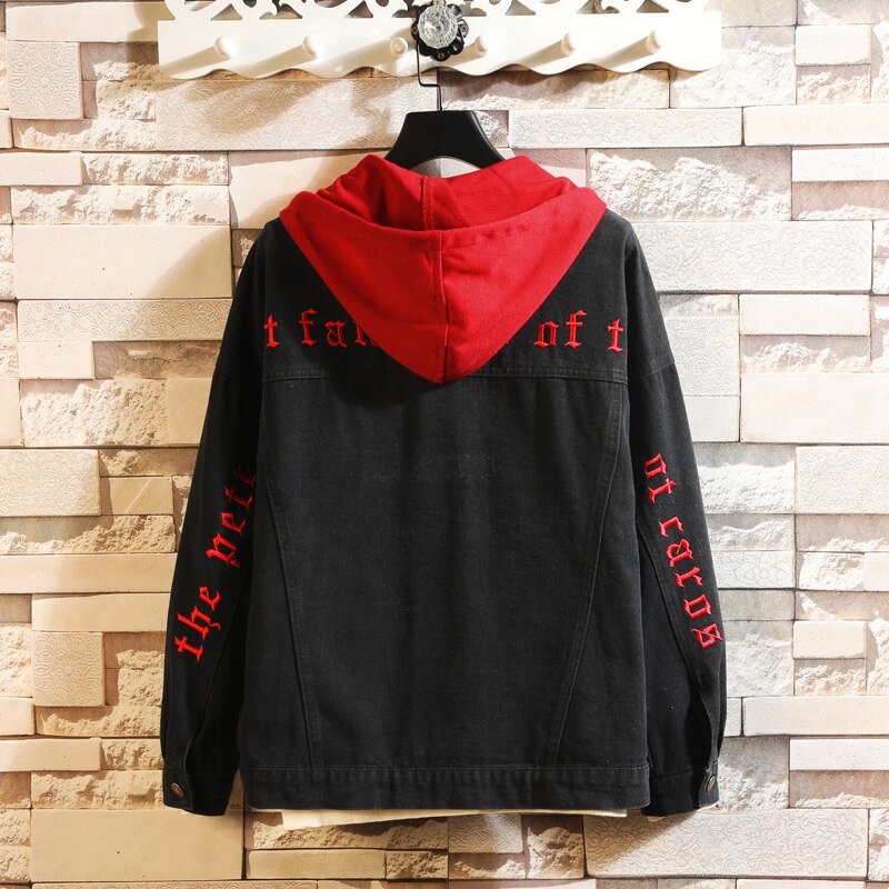 Casual jean jacket Slim Mens Denim hoody Jacket Bomber Jacket Men Cowboy Mens Jean Jacket Chaqueta Hombre