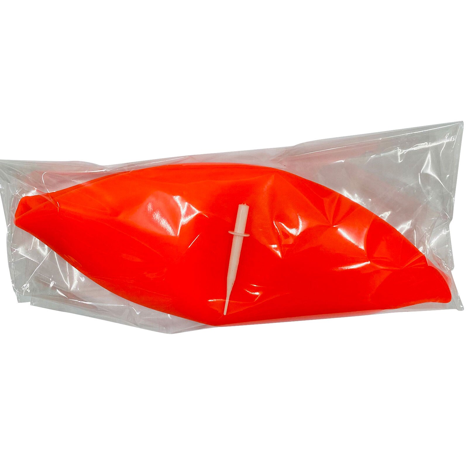 1 pz solido gonfiabile spremere palla trasparente bolla palla divertente adulto bambini anti-ansia antistress acqua divertimento palle S/M/L: Orange M