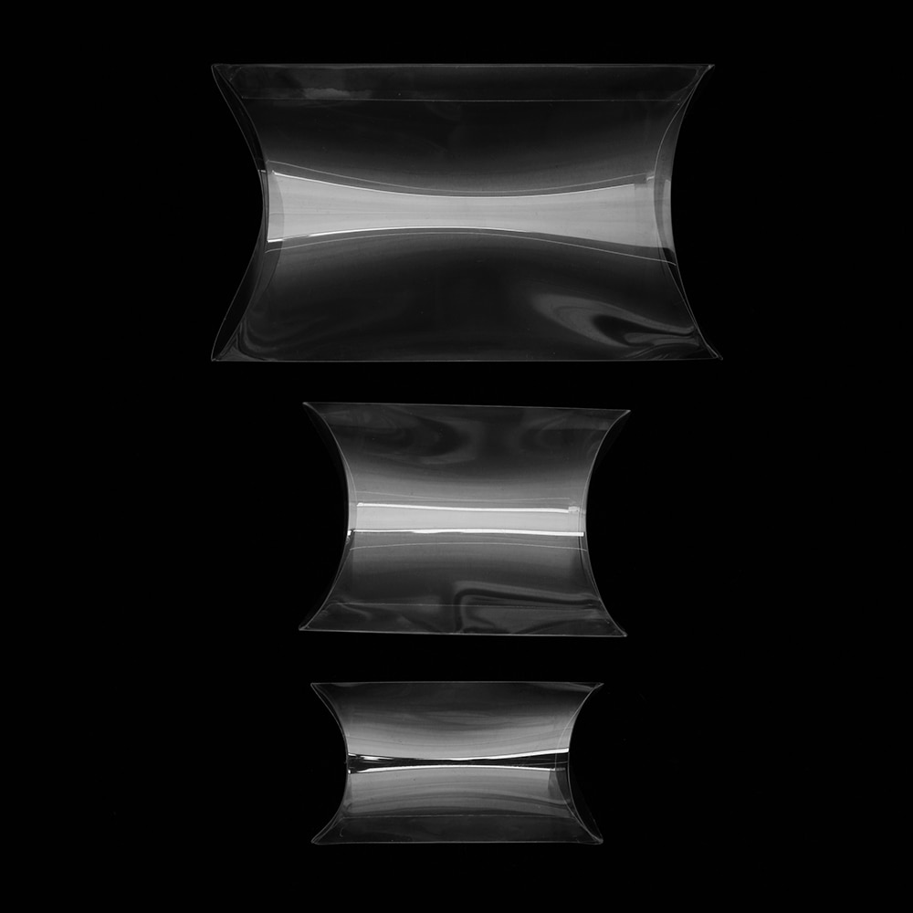 50Pcs/lot Style Pillow Shape Sweet Candy Box Packaging Box Cookie Pouch for Wedding Party Favor Decor Matte Clear PVC