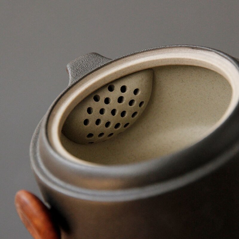 Japanese-Style Ceramic Teapot Lid Bowl Teacup Handmade Portable Travel Office Tea Set