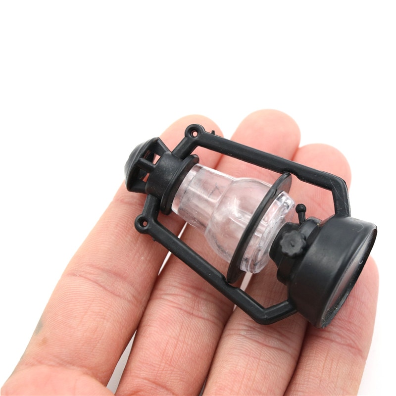 1:12 Dollhouse children baby Toy mini Furniture Miniature rement black Kerosene lamp