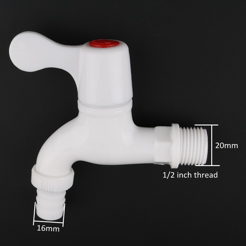 Grifo de agua con rosca macho de 1/2 "para cocina, manguera de riego de jardín, Conector de pagoda, tubo de 16mm, 1 ud.: 1l2 inch
