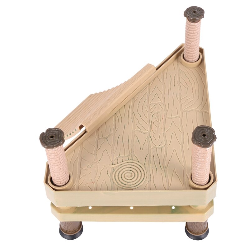 Reptiel Schildpad Kikker Pier Drijvende Platform Met Hond Pluche Puzzel Bijten Molaire Tanden Dinosaurus Piepende Hond Speelgoed