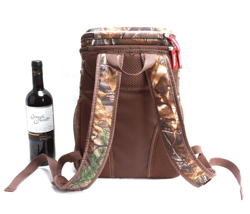 Mochila de pícnic de 12L, bolso de refrigeración para mantenimiento fresco, equipo de acampada, aventura al aire libre americana, gruesa, 5mm, aislante e impermeable