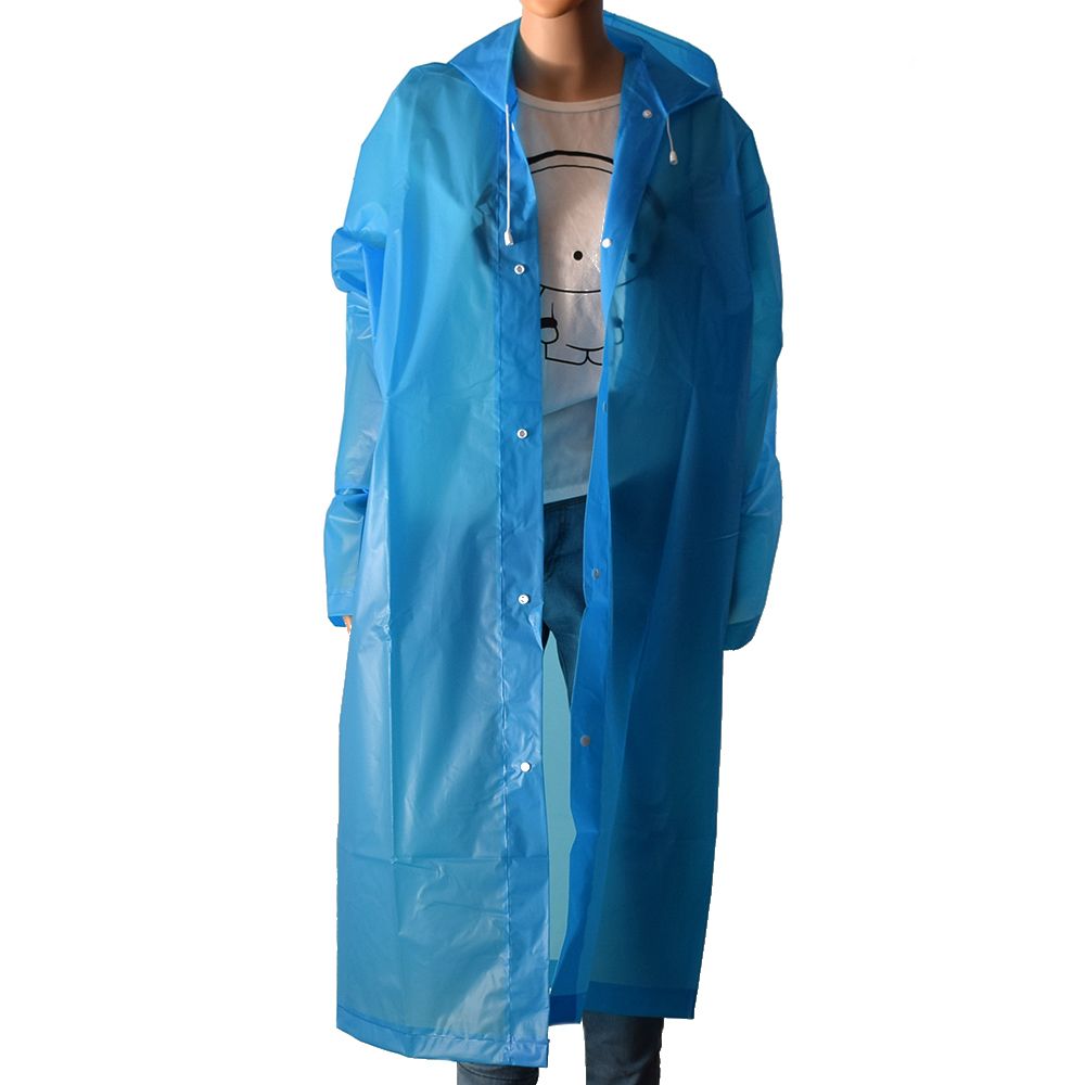 Eva unisex sadetakki paksunnettu vedenpitävä sadetakki camping vedenpitävä sadeasu puku hupullinen poncho sadevaatteet