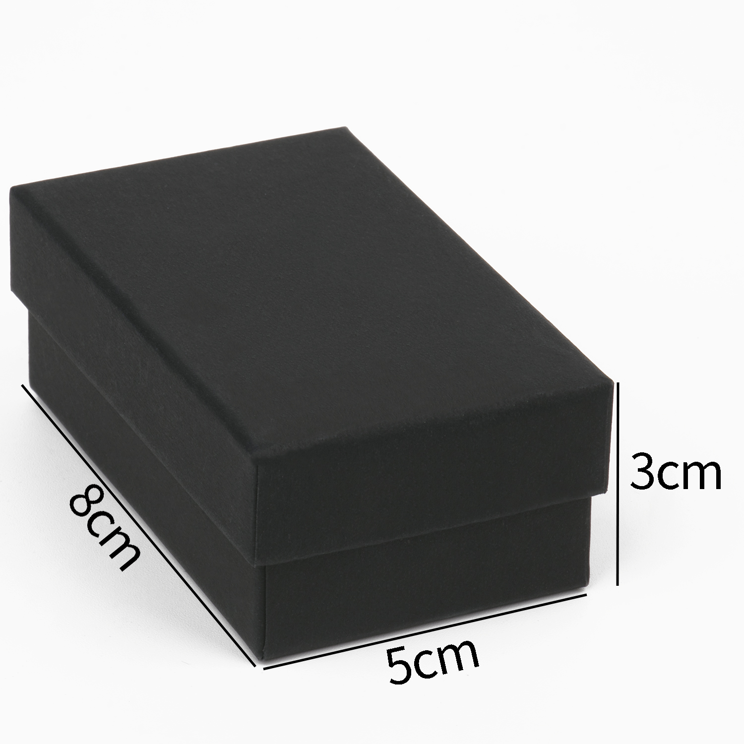 Caja de cuadrada negra para exhibición de joyería, organizador de compromiso para anillo, pendiente, broche, collar, pulsera, cajas de embalaje, 1 Uds.: Verde
