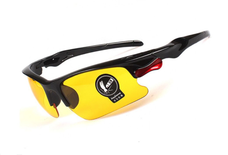 Car Night Vision Glasses Anti Glare Night-Vision Driving Glasses Protective Gears Driver Goggles UV Protection Sunglasses: Reddot