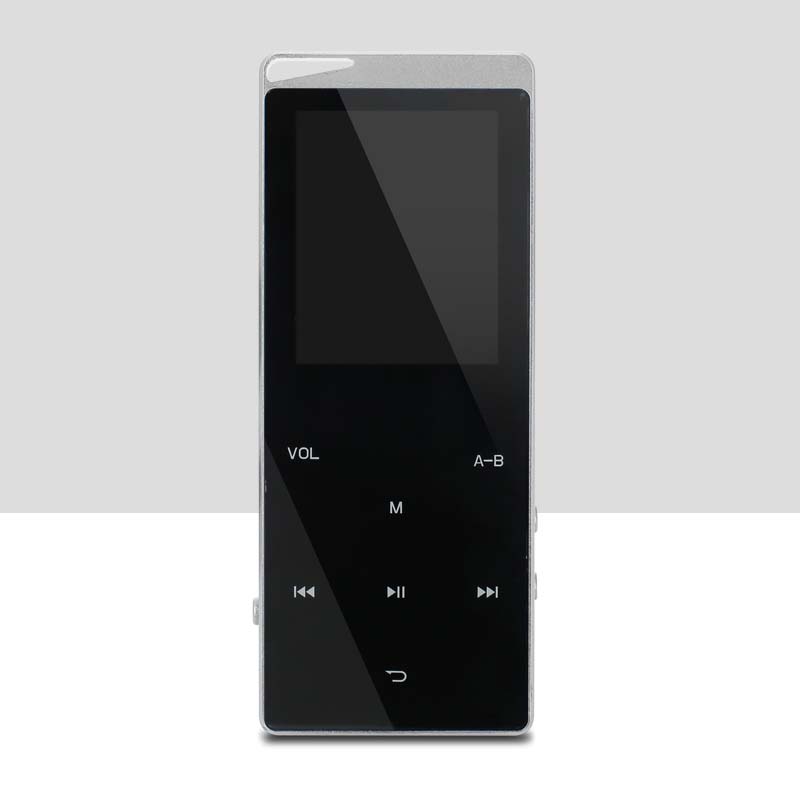 Nuovo MP4 player con bluetooth mp3 mp4 di musica lossless lettore portatile mp4 media sottile tasti a sfioramento da 2.4 pollici radio fm video Hifi 16 GB: Argento / 16GB